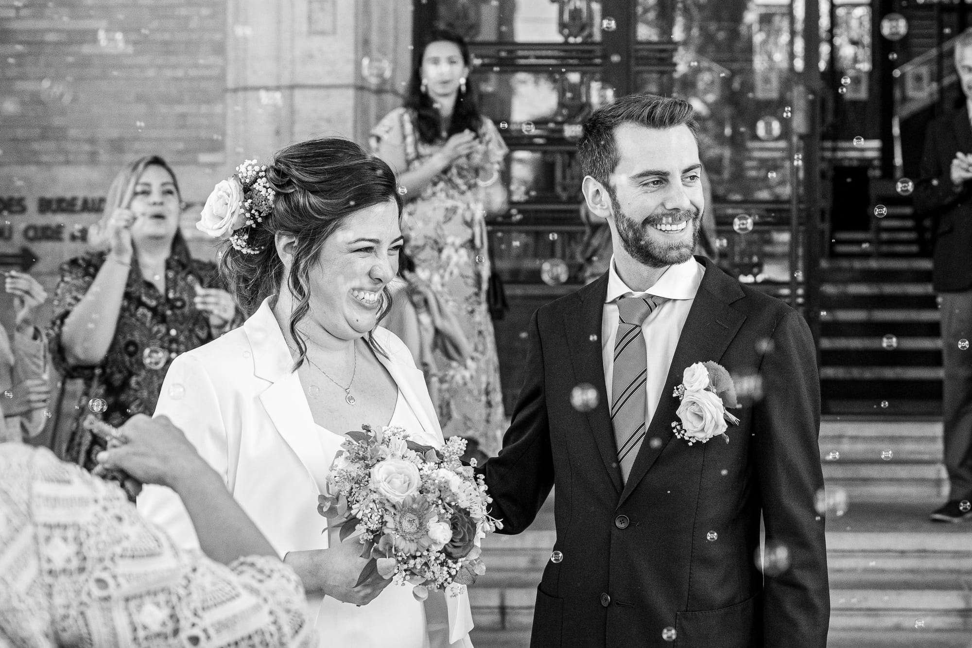 Reportage photo de mariage dans la salle des cérémonies d’une commune bruxelloise